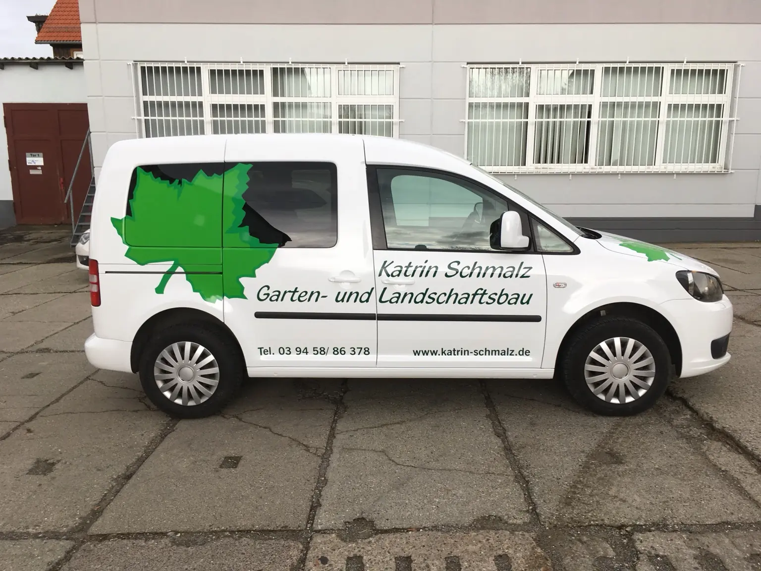 Beschrifteter Transporter